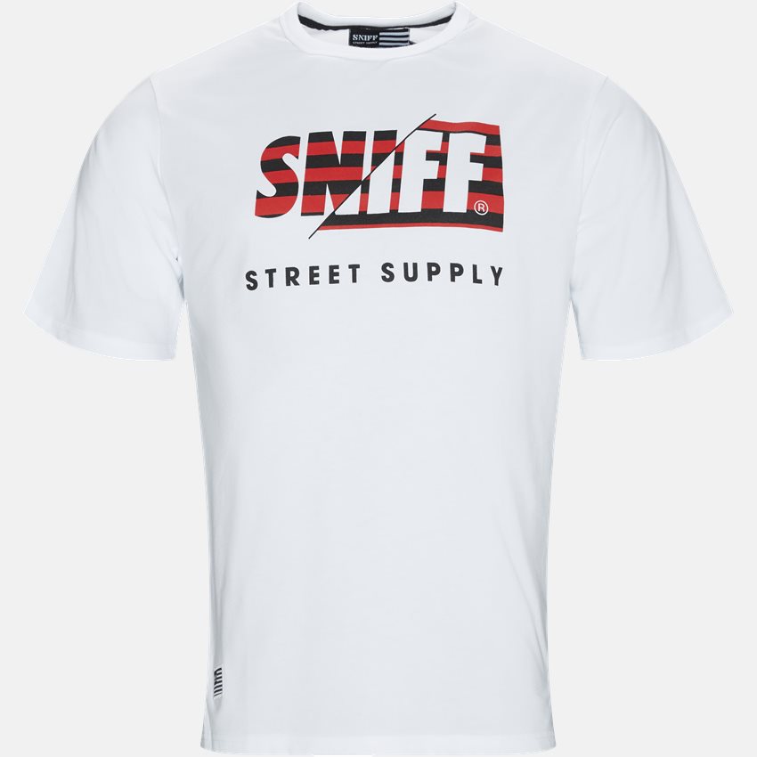 Sniff T-shirts BOSTON WHITE / STRIPE